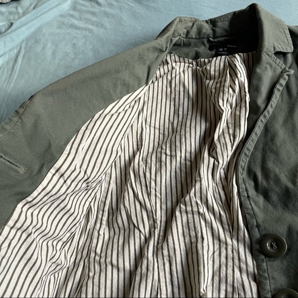 H&M Blazer - Olive Green, Size 4 - Picture 5 of 9